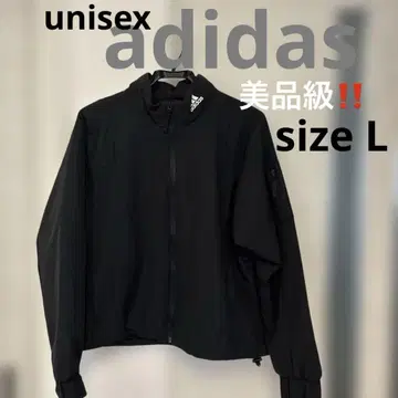 adidas 블랙 패딩 자켓 블루종 L 사이즈 [ unisex ]