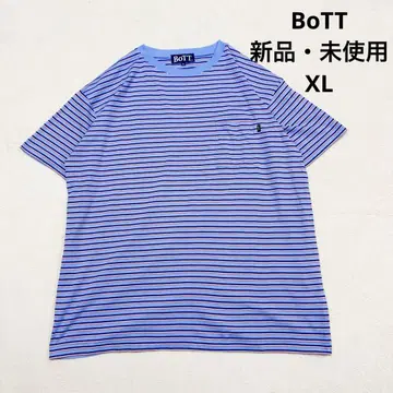 새상품 미사용 BoTT Jacquard Border Pocket 티셔츠