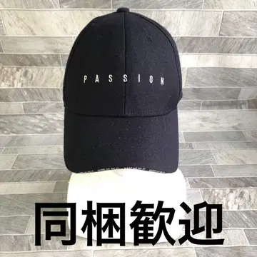 PASSION 로고 블랙 야구 모자