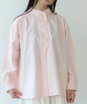 bulle de savon 제품 염색 옥스 콕 블라우스 핑크