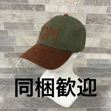 짐 마스터 올리브 그린 GM 자수 코듀로이 캡