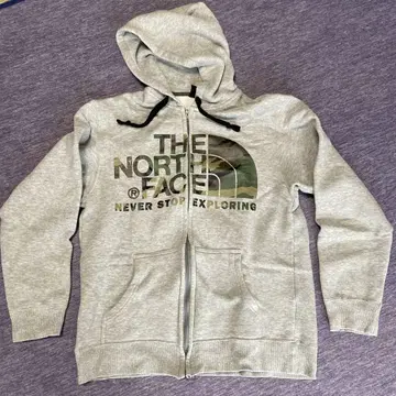 THE NORTH FACE 그레이 풀 집업 후드티 M