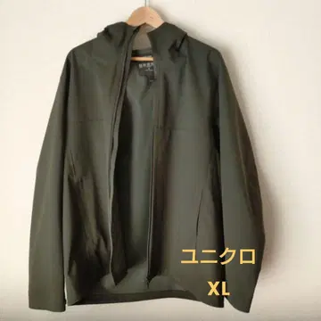 UNIQLO 유니클로 후드티 카키 XL