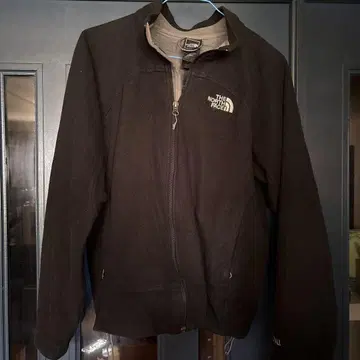 THE NORTH FACE 블랙 플리스 자켓 M 쇼트 기장