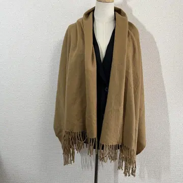 퓨어 캐시미어 100% 대형 머플러 브라운