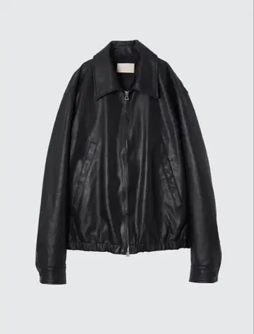 YOKE LEATHER ZIP BLOUSON SIZE 3