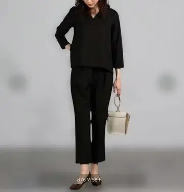 BEAMS LIGHTS 조젯 셋업 세레모니 수트 블랙