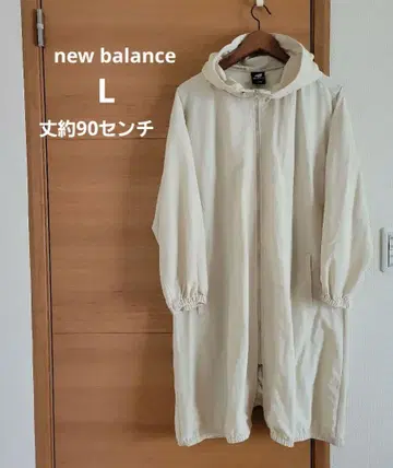 new balance 나일론 후드티 롱