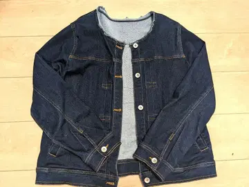다크 블루 데님 자켓 L
