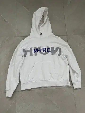 M+RC NOIR 화이트 후드티 사이즈 S