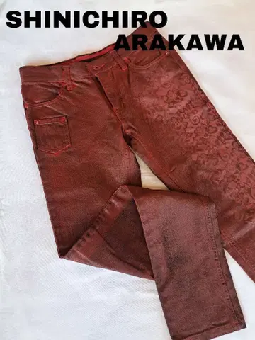SHINICHIRO ARAKAWA 페인트 데님 택 포함 새상품