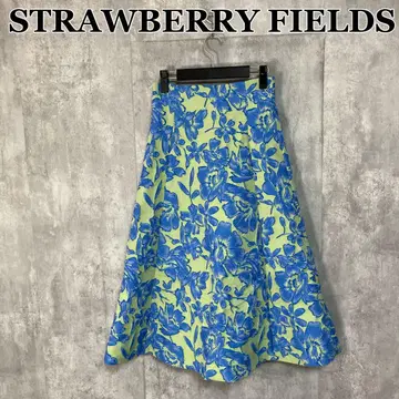 STRAWBERRY FIELDS 레베카 롱 스커트 자카드