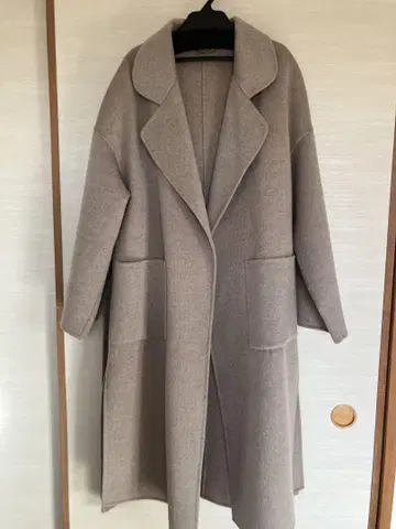 [ SMILE ORCHID ] 울 100% 더블 페이스 벨티드 롱 코트