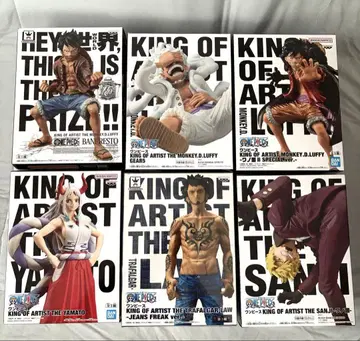 BANPRESTO KING OF ARTIST 피규어 6체 묶음 판매