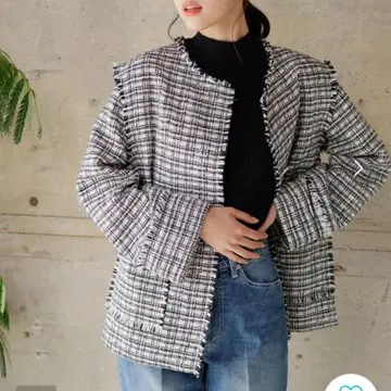레디메이드 (LADYMADE) 2WAY 슬리브 트위드 자켓