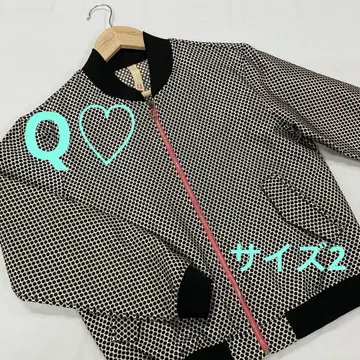 Q 도트 무늬 블루종 골드x블랙 2 #2771