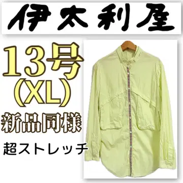 빅 사이즈 이타리야 초 스트레치 긴팔 블라우스 13호 (XL) 셔츠