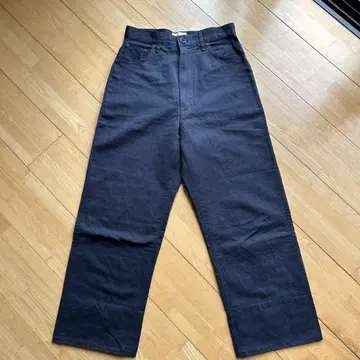 LE GLAZIK 스트레이트 데님 36 다크 네이비
