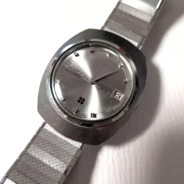 세이코 자동 와인딩 시계 실버 네잎클로버 20석