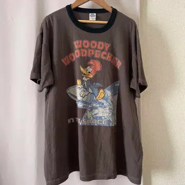 토이즈 맥코이 우디 우드페커 T셔츠 다크 브라운