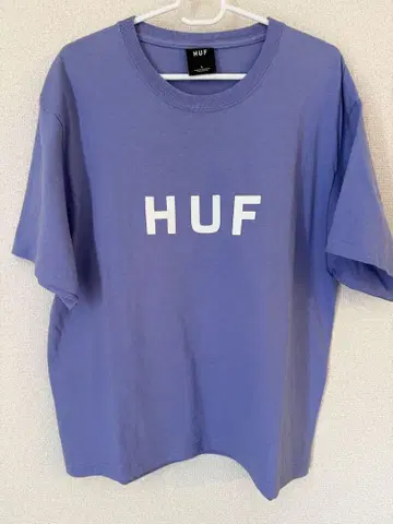 HUF 보라색 T셔츠 L 사이즈 100% 코튼