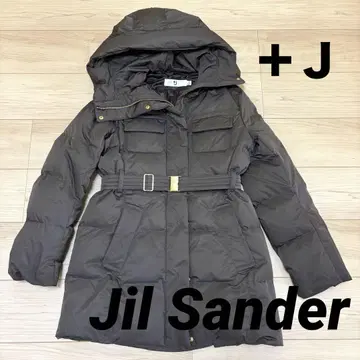 [새상품급] 유니클로 UNIQLO+J 질 샌더 다운 코트 벨트 A라인