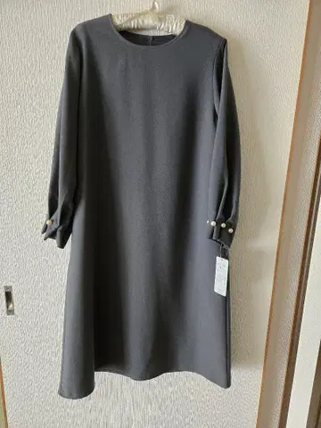 그레이 원피스 긴팔