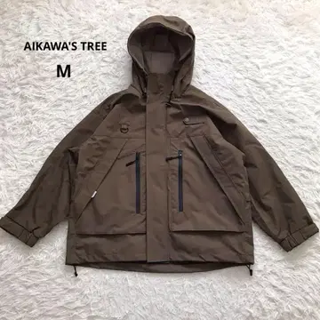 AIKAWA'S TREE 후드 부착 집업 자켓 블루종 남성용 M