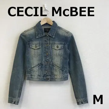 C1015B14 [CECIL McBEE] 데미지 가공 데님 자켓