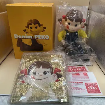 [ 레어템 ] 앉은 페코짱 데님 의상 페코