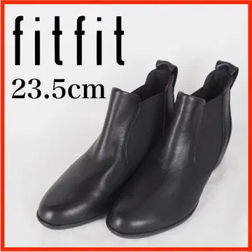 B0567*fitfit*사이드 고어 숏부츠*23.5cm*블랙