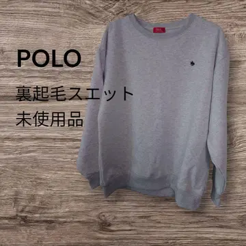 POLO 속기모 맨투맨 그레이 M 사이즈 미사용품 가을/겨울 따뜻한