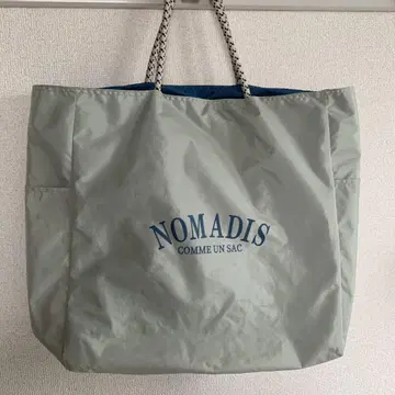 NOMADIS 블랙 x 핑크 토트백 L