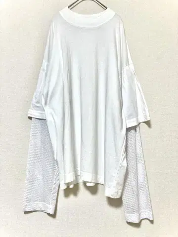 드리스반노튼 레이어드 메쉬 롱 슬리브 티셔츠 긴팔