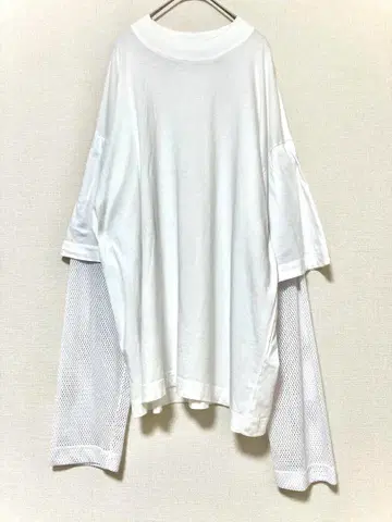 드리스반노튼 레이어드 메쉬 롱 슬리브 티셔츠 긴팔