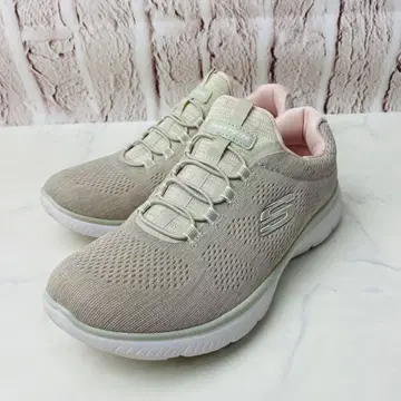 [컨디션 최상] SKECHERS 스니커즈 통굽 메쉬 슬립온 24