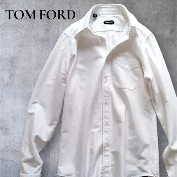 TOM FORD 옥스퍼드 셔츠 화이트 드레스 셔츠