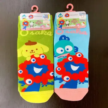 [새상품] 오사카 만박 미야쿠미야쿠 폼폼푸딩 한교동 산리오 양말