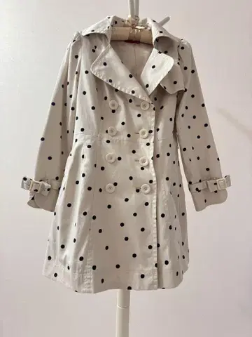Apparel-Rich 도트 트렌치코트