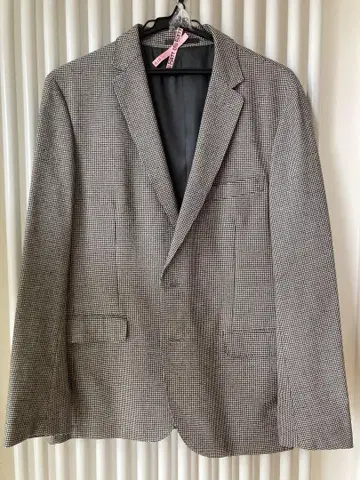 유나이티드 애로우즈 남성용 하운드투스 체크 테일러드 자켓 L