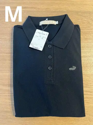 CROCODILE 블랙 반팔 피케 셔츠 M