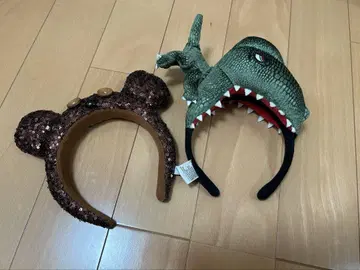 USJ 공룡과 곰 머리띠 USED