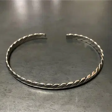 SILVER925 트위스트 뱅글/실버/팔찌