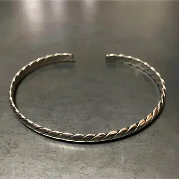 SILVER925 트위스트 뱅글/실버/팔찌