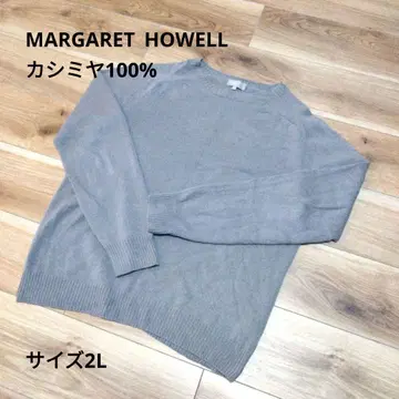 MARGARET HOWELL 캐시미어 100% 니트 사이즈 2L