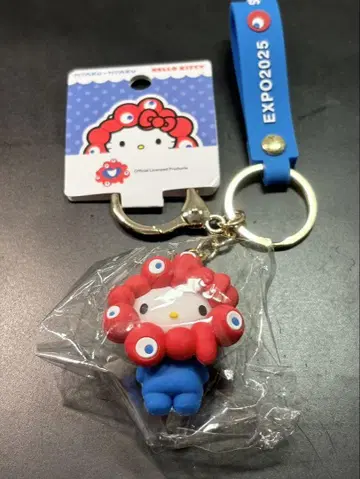 오사카 간사이 엑스포 먁먁 산리오 헬로키티 키링