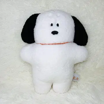 레어 새상품급 스누피 모후랏토 봉제 인형 쿠션