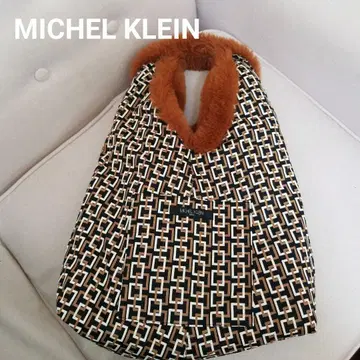 MICHEL KLEIN 올 패턴 퍼 백