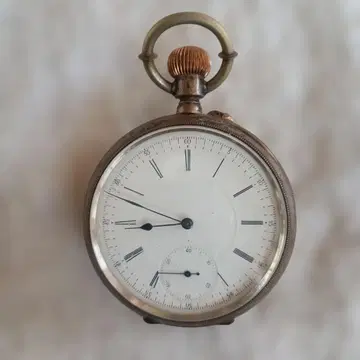 콜론 은 견고 회중시계 수동 와인딩식 가동품