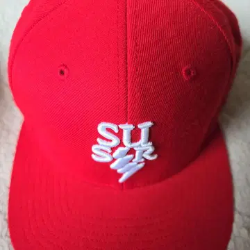SSUR NEW YORK 빨간색 야구 모자